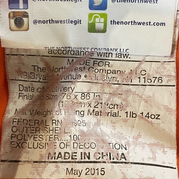 NBA New York Knicks Comforter Blanket 76” x 86” Playoffs Home Decor NY Knicks - Picture 6 of 10